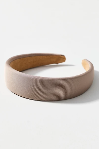 Puff Ribbed Satin Headband