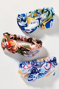 Abstract Print Twist Headband