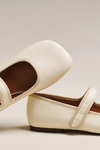 Maeve Square-Toe Mary Jane Flats