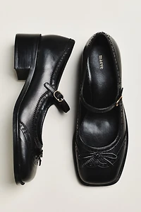 Maeve Bow Mary Jane Brogue Heels