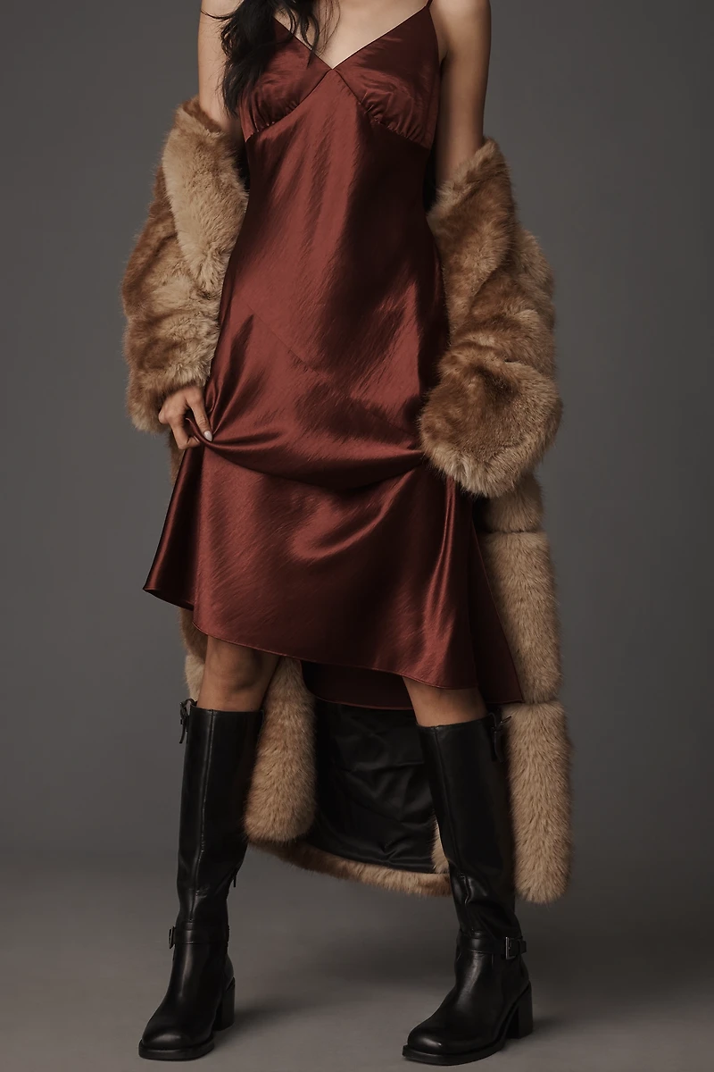 Maeve Mod Buckle Block-Heel Boots