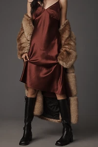 Maeve Mod Buckle Block-Heel Boots