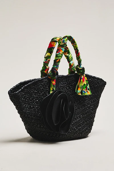Farm Rio Raffia Tote