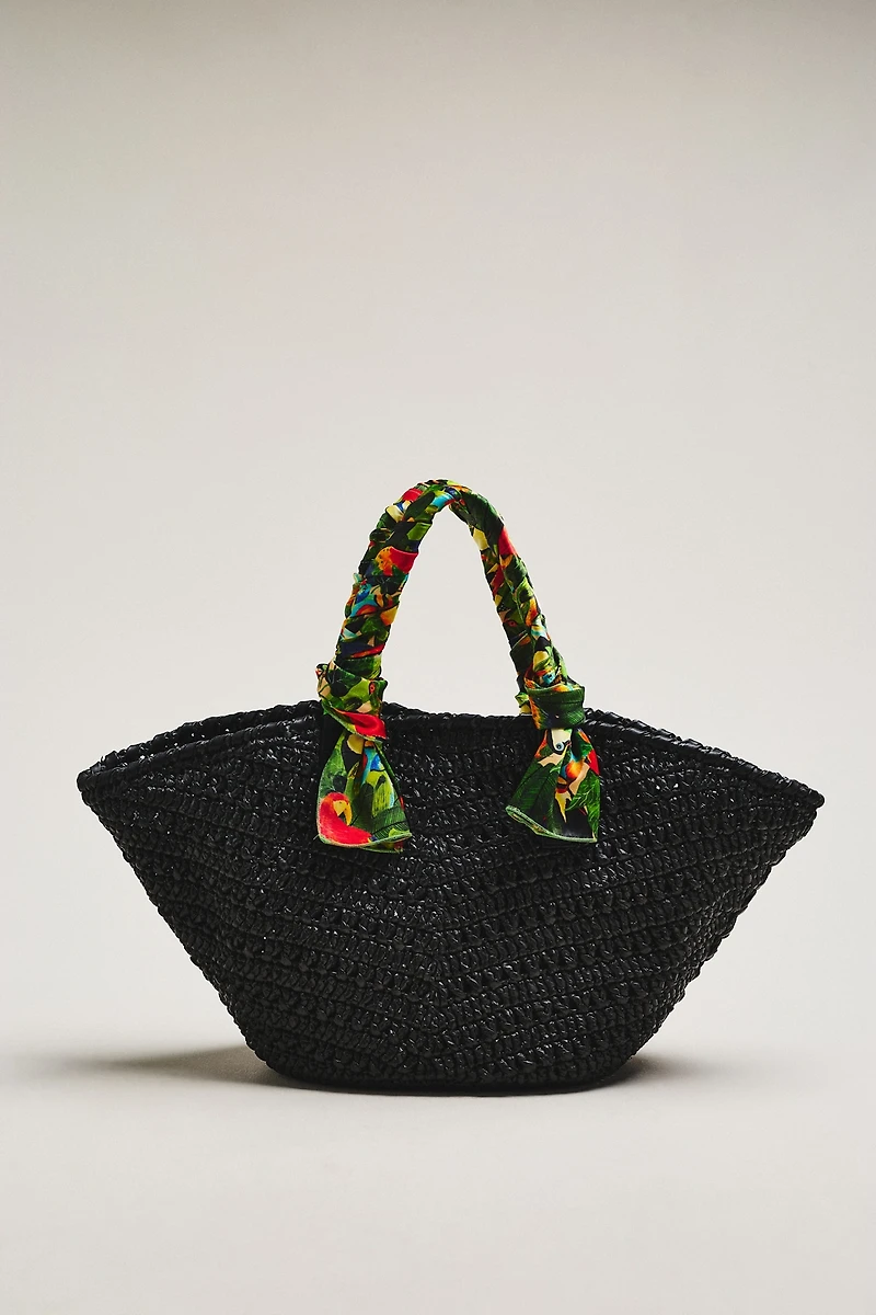 Farm Rio Raffia Tote