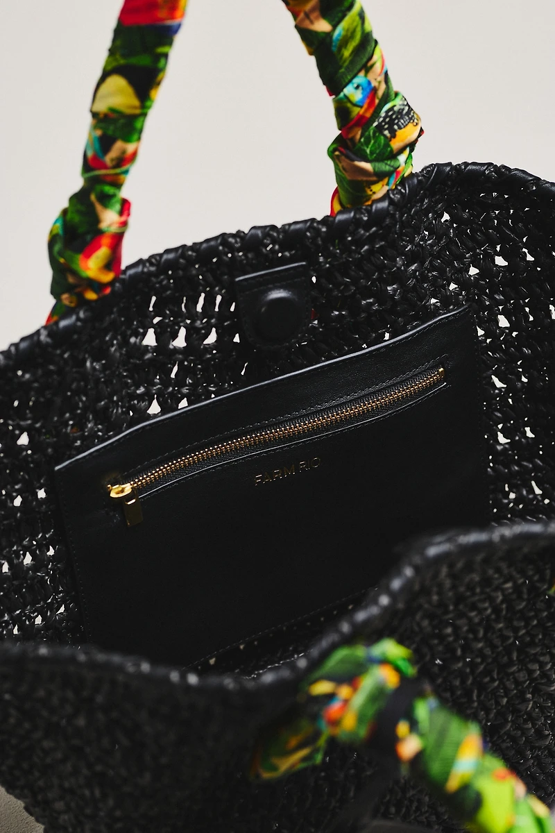 Farm Rio Raffia Tote