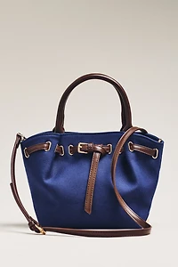 Mini Canvas Cinched Buckle Tote