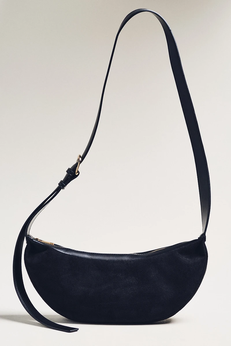 Curved Buckle Sling Bag