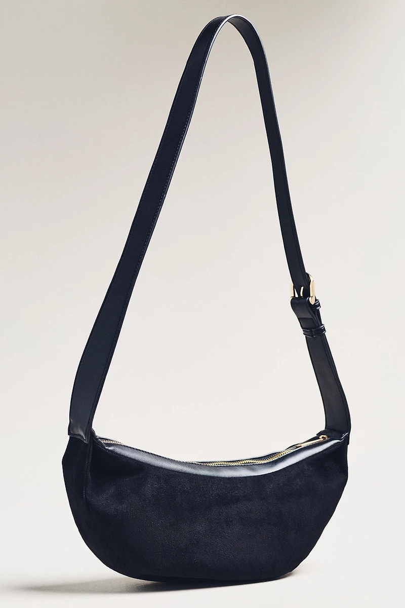 Curved Buckle Sling Bag