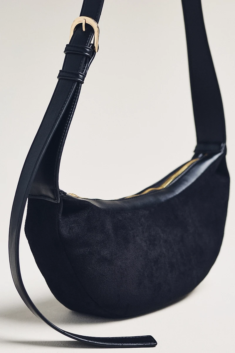 Curved Buckle Sling Bag