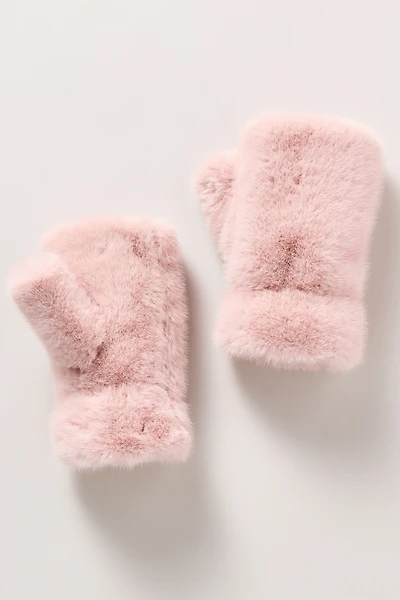 Faux-Fur Fingerless Gloves