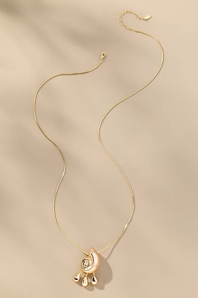 Swirl Drop Necklace