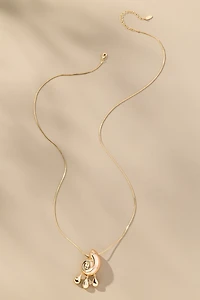 Swirl Drop Necklace