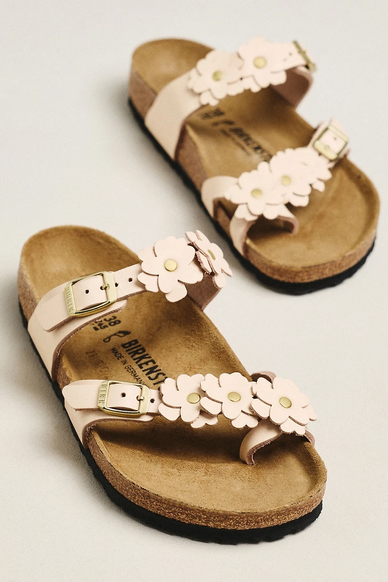 Birkenstock Mayari Flower Slide Sandals