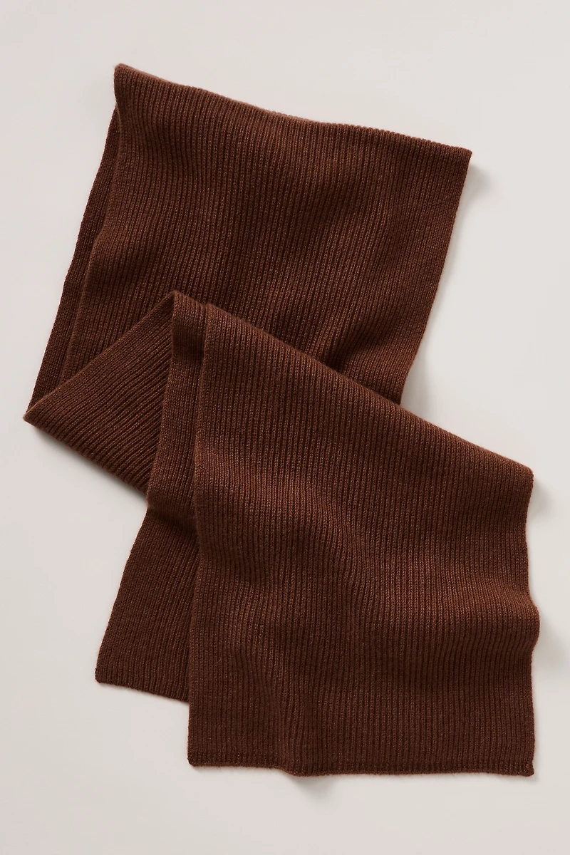 By Anthropologie Cashmere Ribbed Scarf