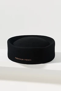 Van Palma Wool Felt Pillbox Hat