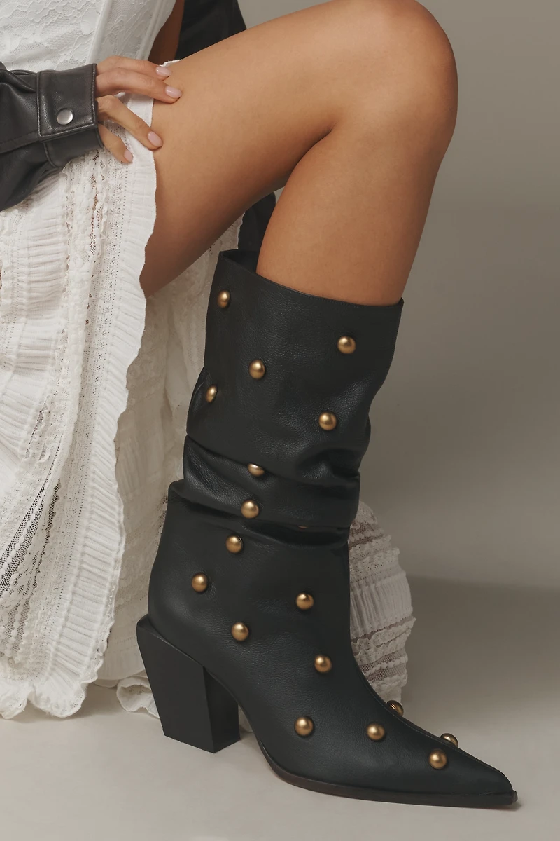 Schutz Tulsa Studded Boots