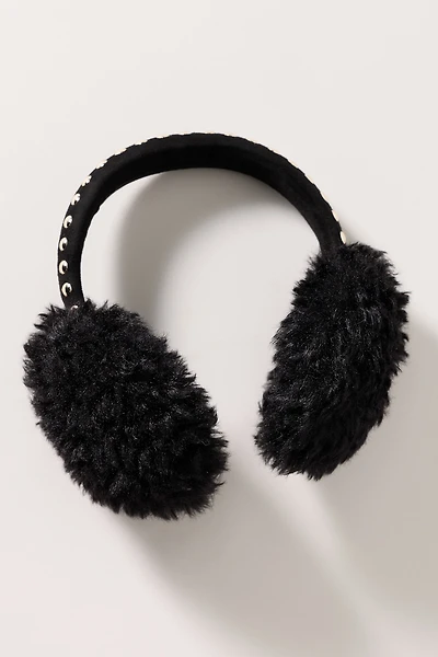 Violet & Brooks Studded Faux-Fur Earmuffs
