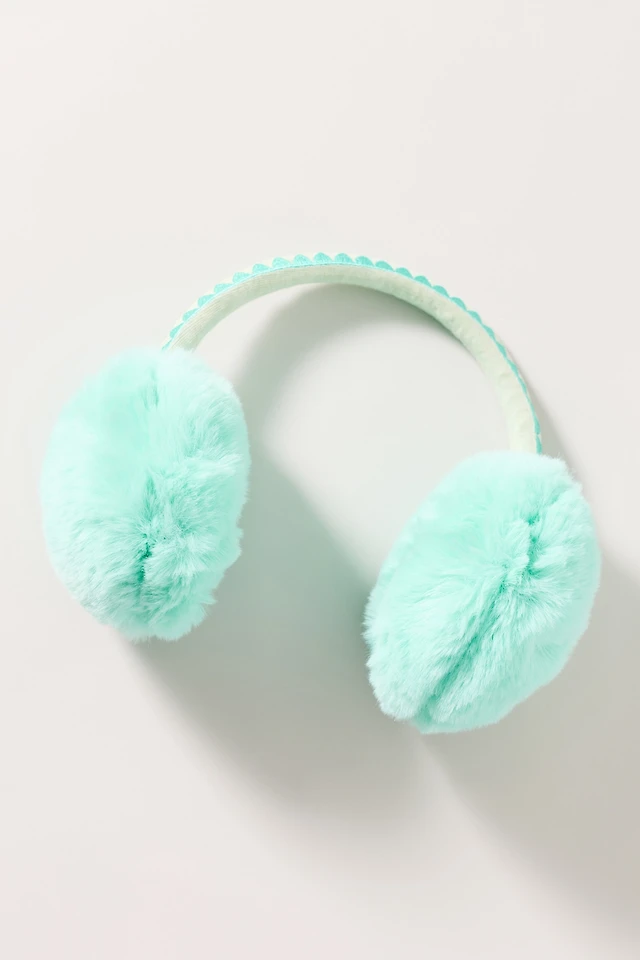 Violet & Brooks Embroidered Faux Fur Earmuffs | The Summit display picture 1