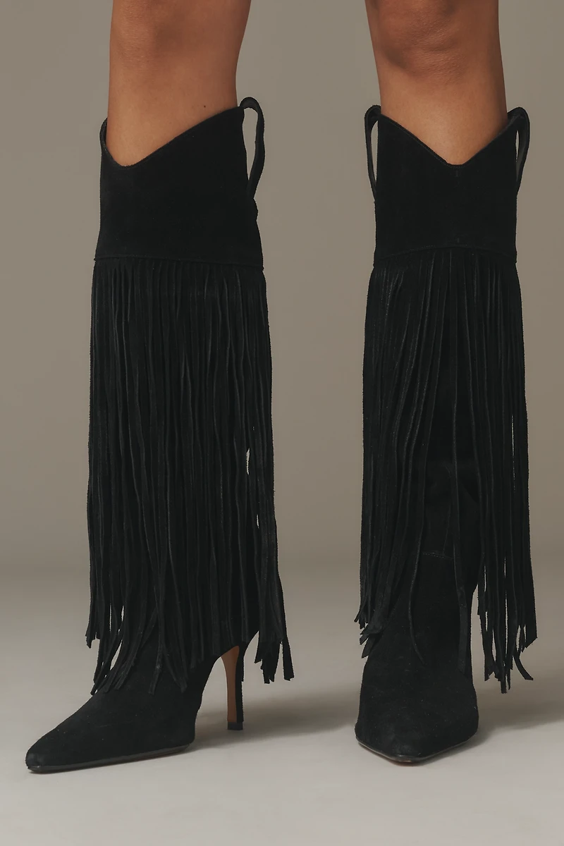 Schutz Raffaela Fringed Western Boots