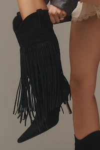Schutz Raffaela Fringed Western Boots