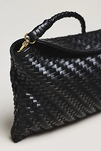 Bembien Roux Handwoven Leather Clutch