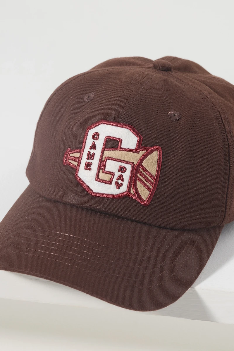 By Anthropologie Varsity Patch Baseball Cap