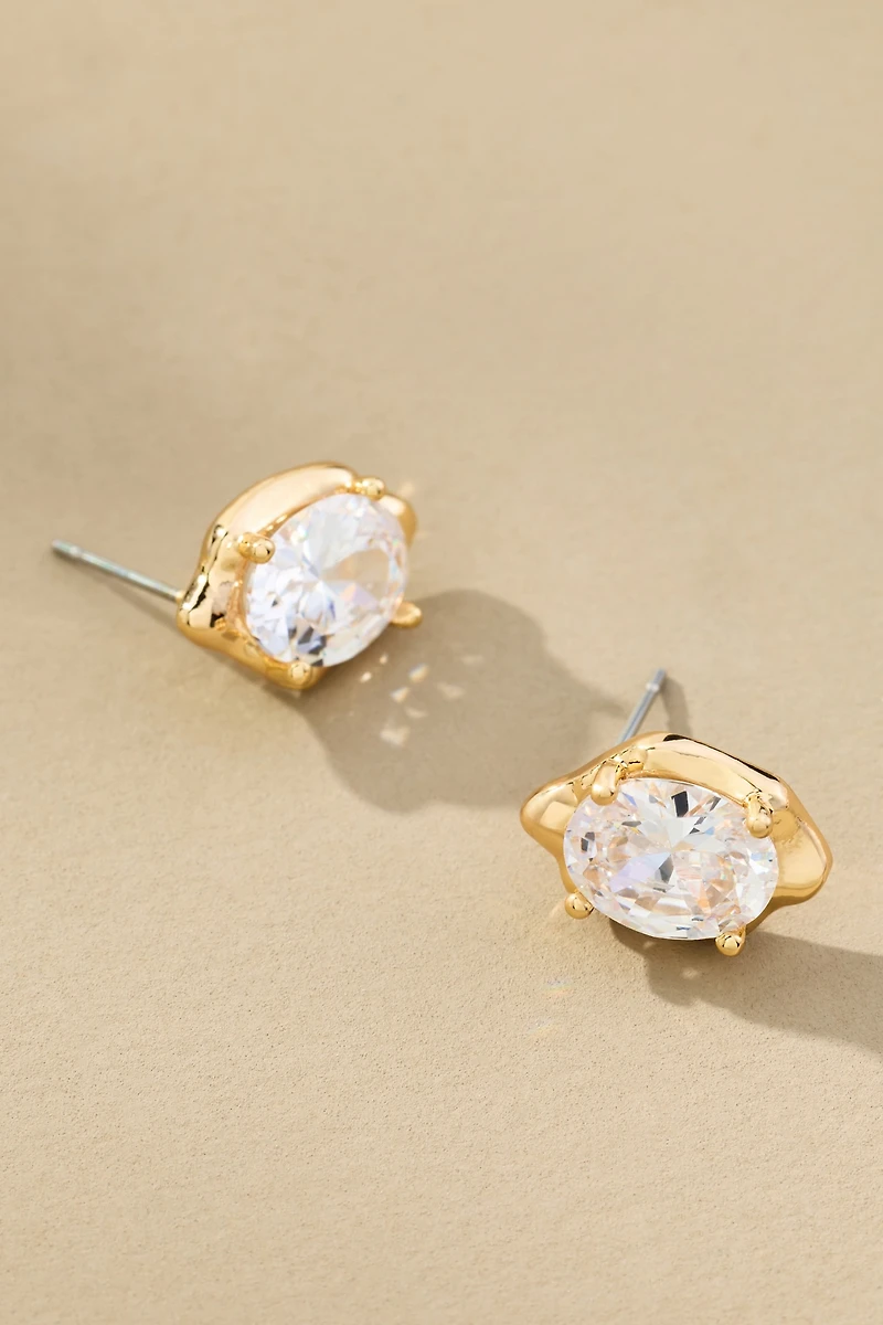 Crystal Post Earrings