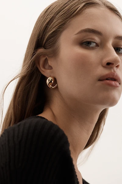 Sculptural Post Earrings