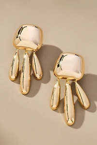 Drippy Geometric Earrings