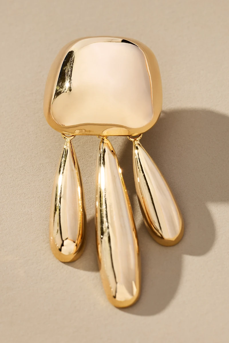 Drippy Geometric Earrings