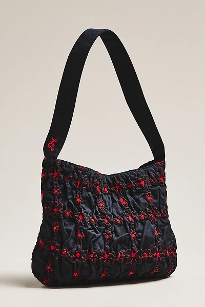 Damson Madder Minnie Shirred Shoulder Bag