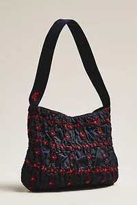 Damson Madder Minnie Shirred Shoulder Bag