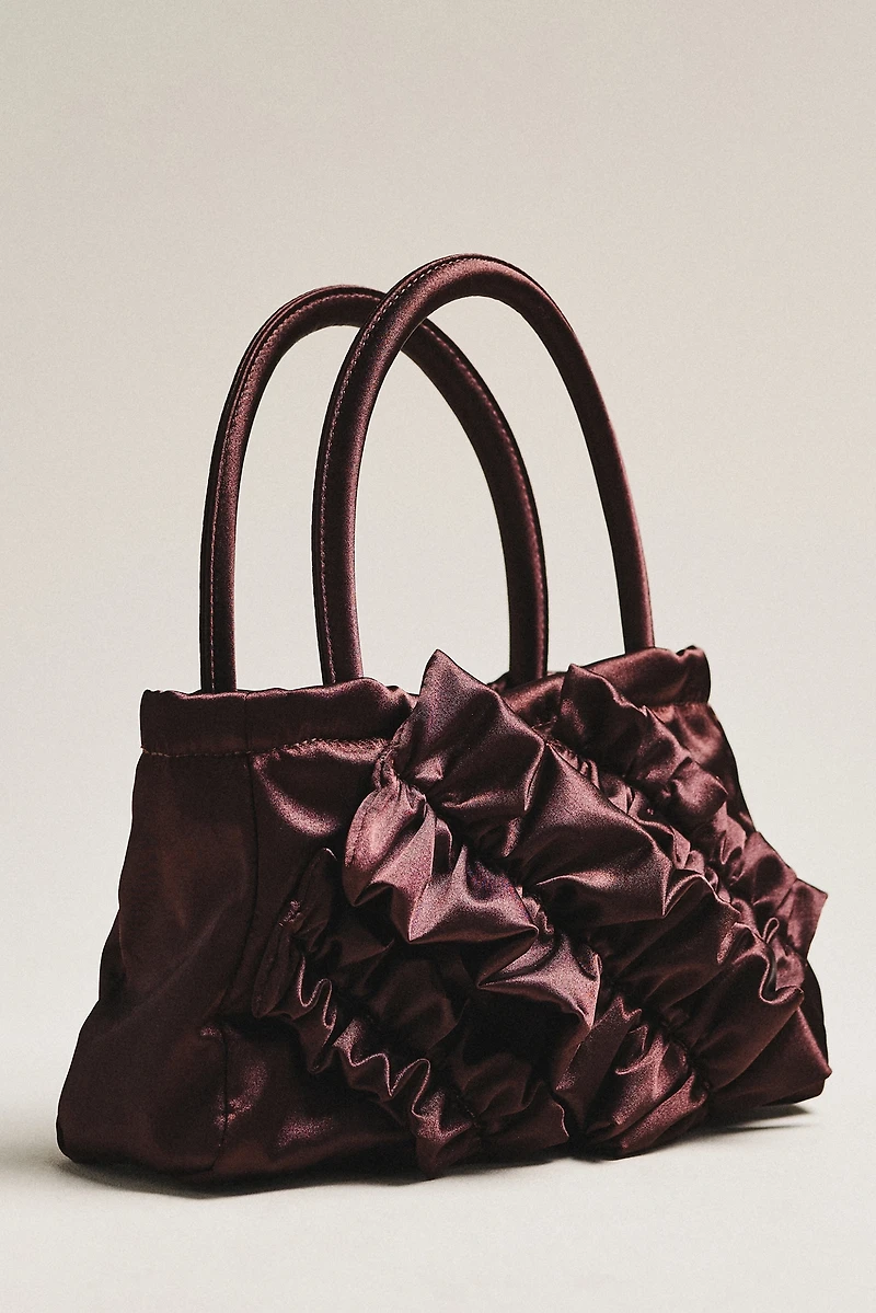 Damson Madder Frilly Alani Satin Bag