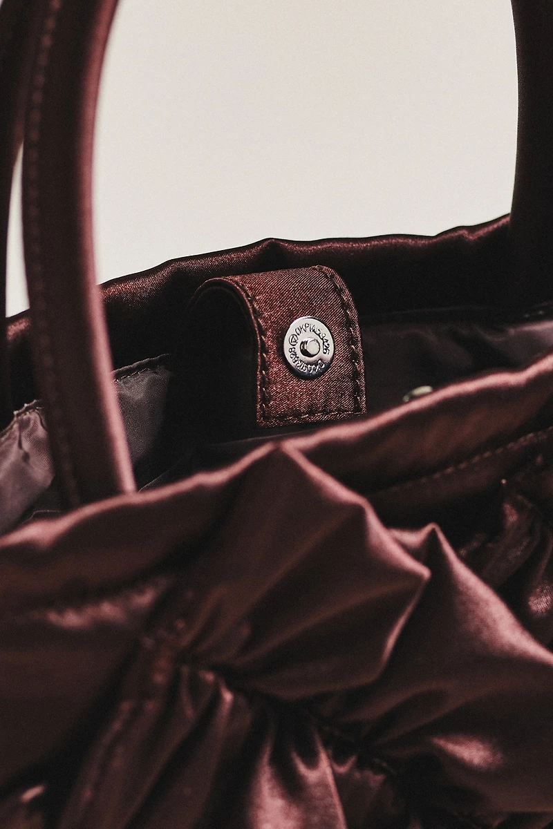 Damson Madder Frilly Alani Satin Bag