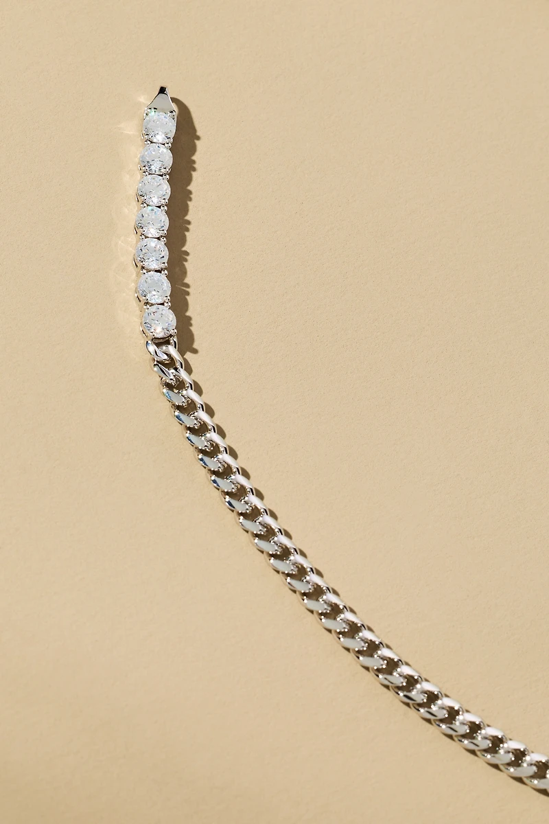 Melinda Maria Baby Julian Loves Diamonds Necklace