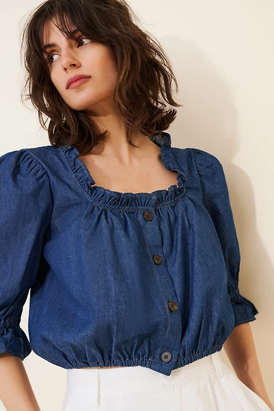 Toit Volant Alex Denim Top