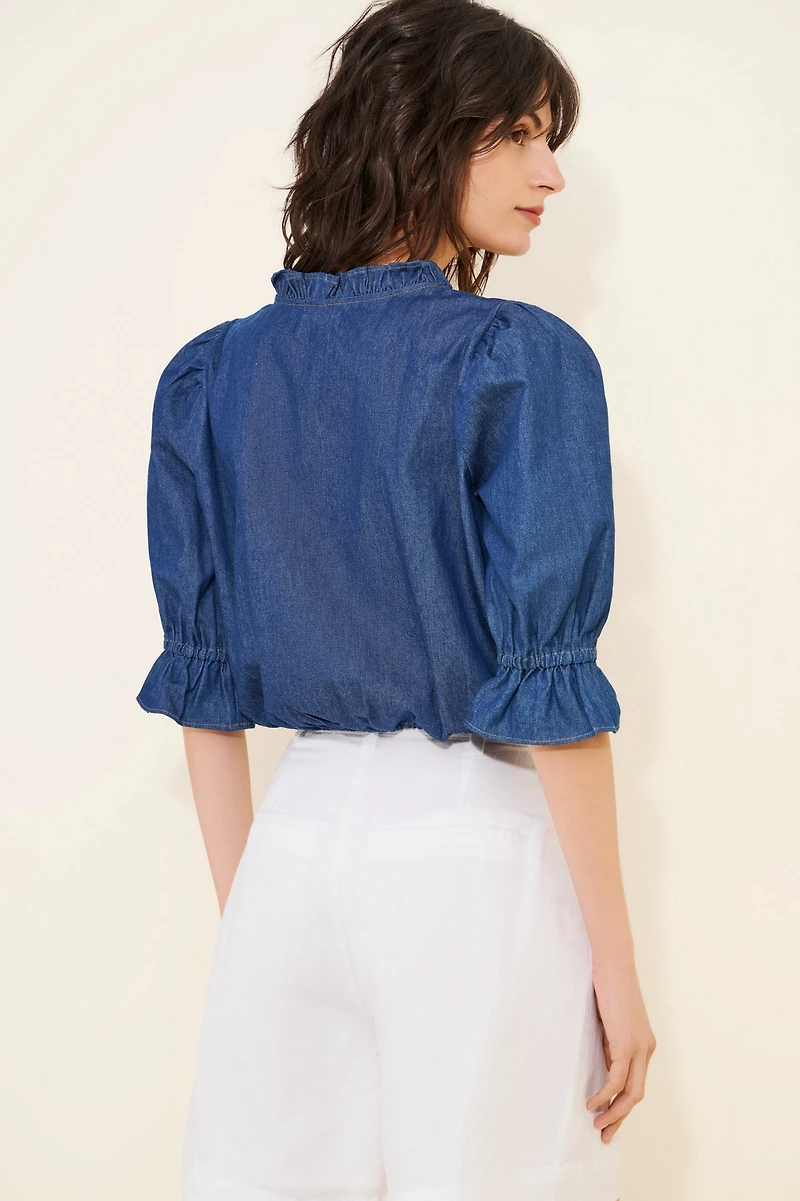 Toit Volant Alex Denim Top