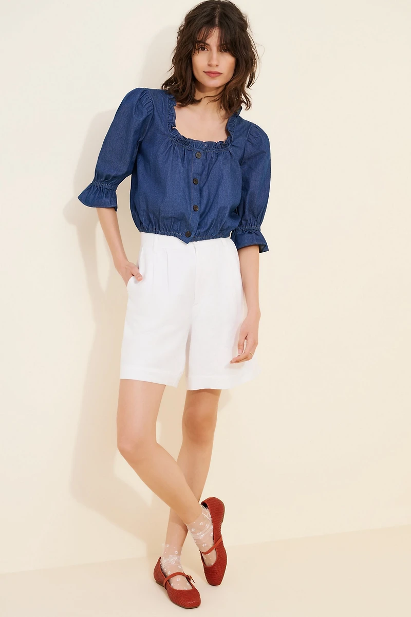 Toit Volant Alex Denim Top