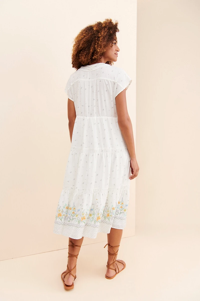 Current Air Flower Fields Midi Dress
