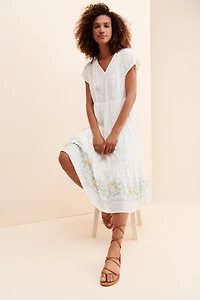 Current Air Flower Fields Midi Dress