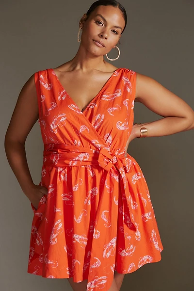 Maeve Mainely Lobster Wrap Dress