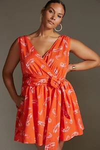 Maeve Mainely Lobster Wrap Dress