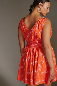 Maeve Mainely Lobster Wrap Dress