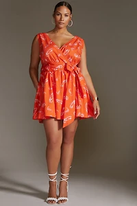 Maeve Mainely Lobster Wrap Dress