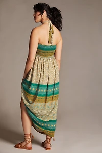 Tiny Twist Halter Maxi Dress