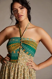 Tiny Twist Halter Maxi Dress