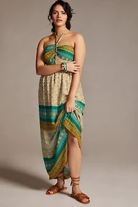 Tiny Twist Halter Maxi Dress