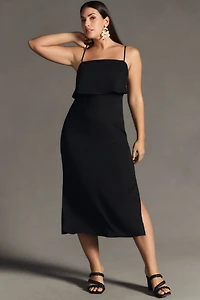 Layered Top Midi Dress