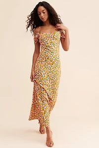 AFRM Vera Ditsy Floral Maxi Dress