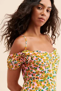 AFRM Vera Ditsy Floral Maxi Dress